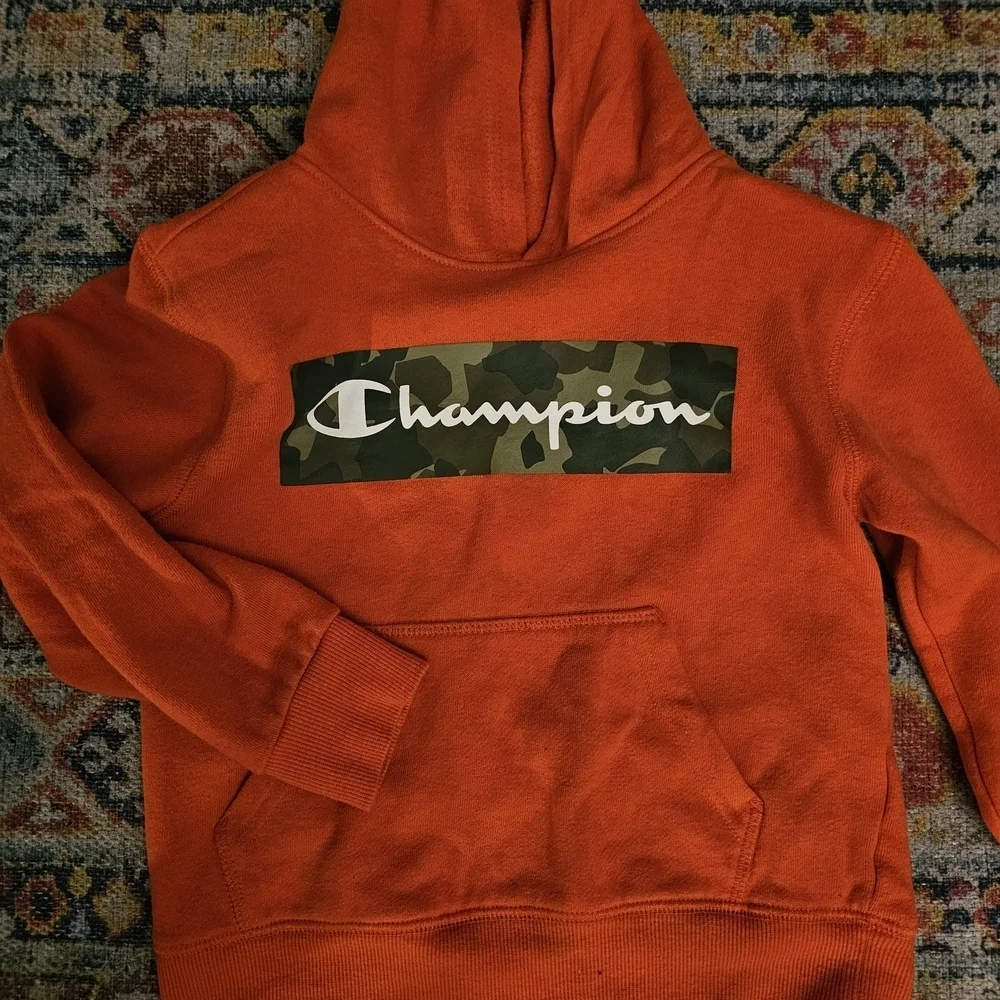 Champion Vibrant Orange Hoodie